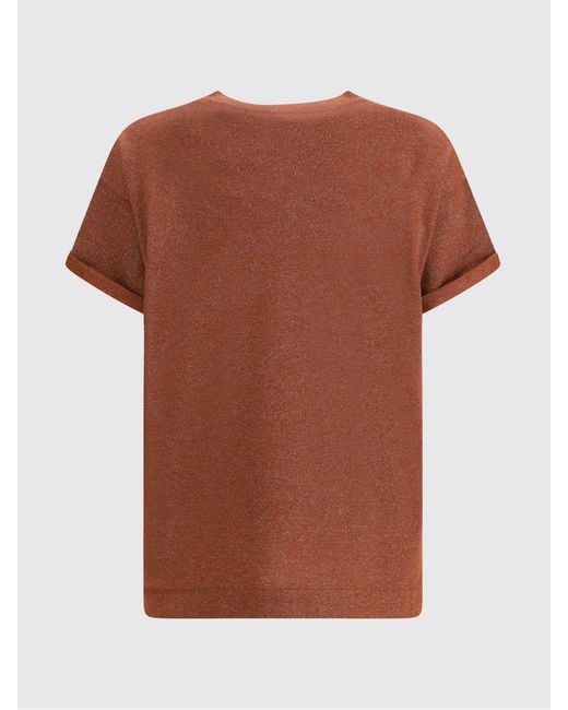 Brunello Cucinelli Red Nylon T-Shirt