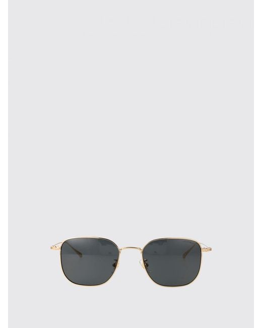 Montblanc White Mb0477Sa Metal Sunglasses for men