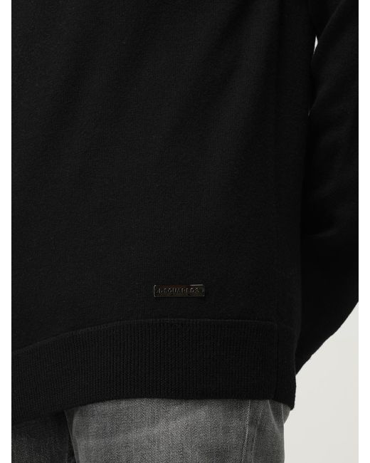 DSquared² Black Jumper for men