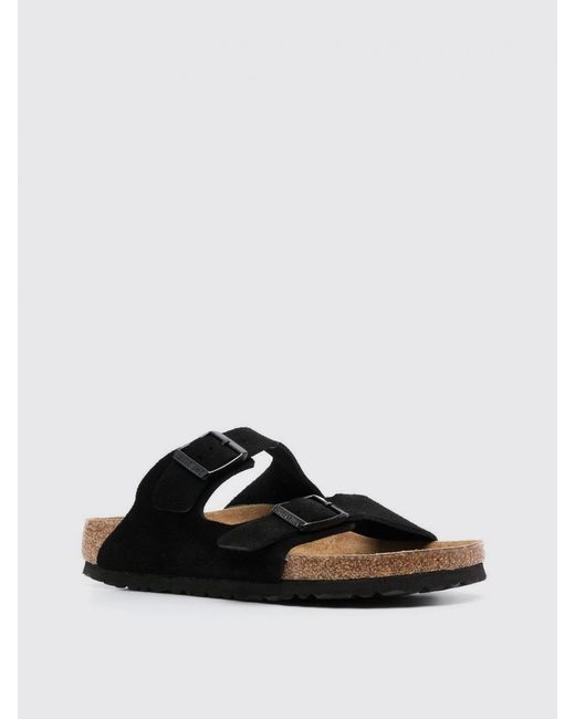 Birkenstock Black Flat Sandals