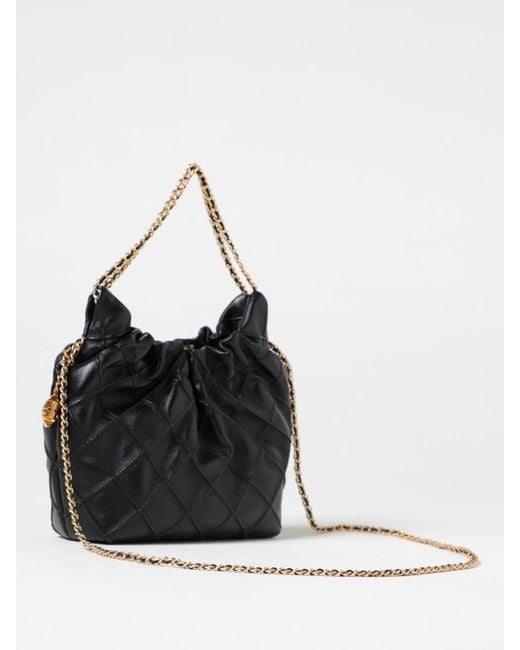 Tory Burch Black Fleming Mini Quilted Leather Bag
