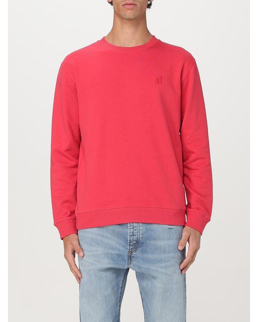 Felpa A Girocollo di Dondup in Red da Uomo