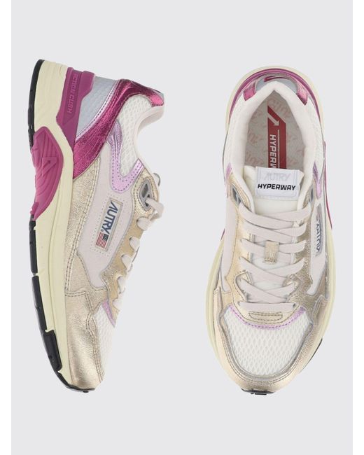 Sneakers Hyperway di Autry in Pink