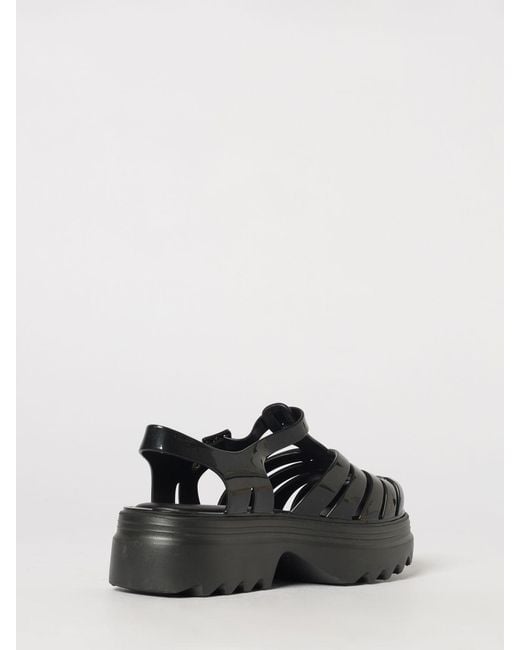Melissa Black Possession Ii Platform Pvc Sandals With Medium Heel