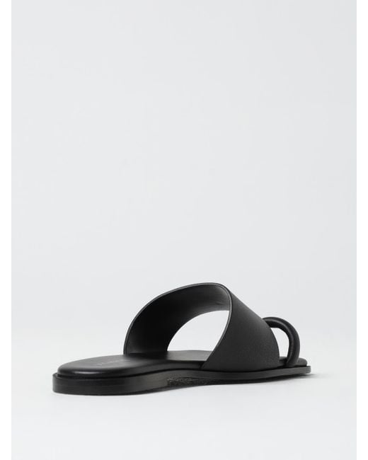 Vic Matié White Flat Sandals