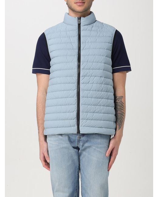 Peuterey Blue G6161216M Quilted Vest for men