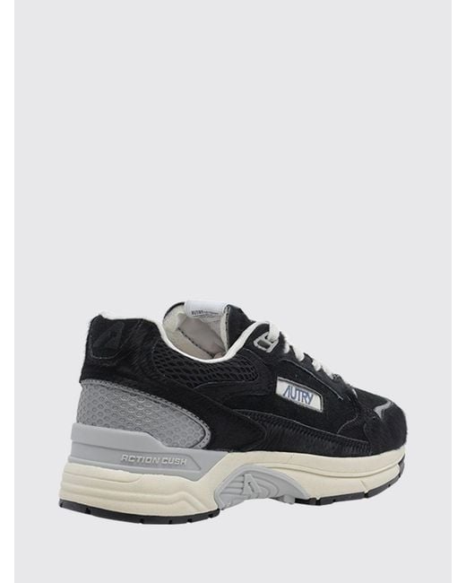 Autry Black Hyperway Low-Top Sneakers