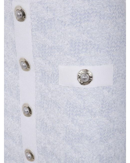 Falda Mujer Balmain de color Blue