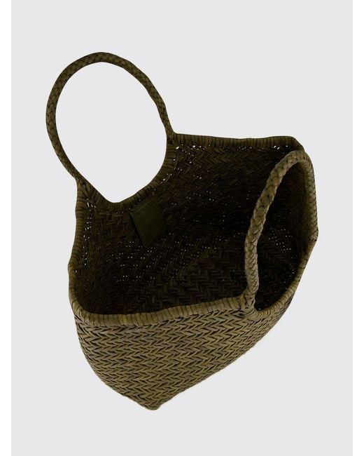 Borsa A Spalla Nantucket di Dragon Diffusion in Green