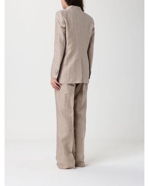 Tagliatore Natural Single-Breasted Linen Blend Suit