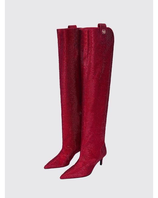Philipp Plein Red Boots