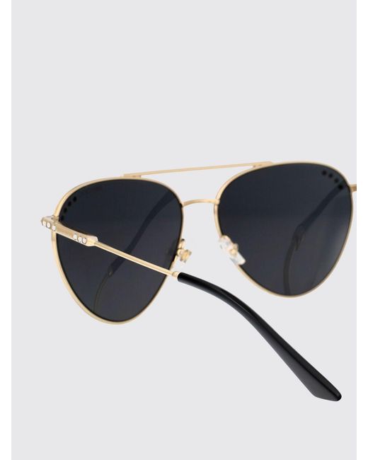 Jimmy Choo Metallic Aviator Sunglasses