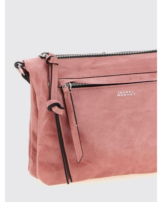 Isabel Marant Pink Winna Duo Leather Bag