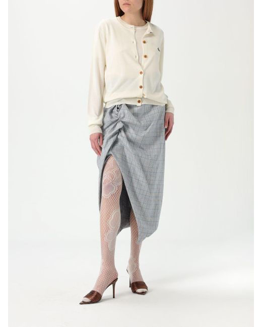 Vivienne Westwood Natural Wool And Silk Top