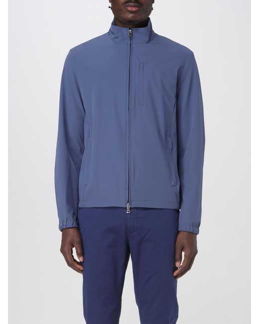 Paul & Shark Blue Lightweight Zipup Jacket for men