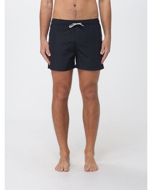 EA7 Blue Polyester Swimsuit for men