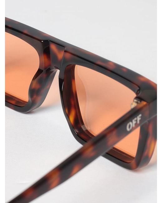 Off-White c/o Virgil Abloh Multicolor Bridgeport Tortoiseshell Acetate Aviator Sunglasses for men