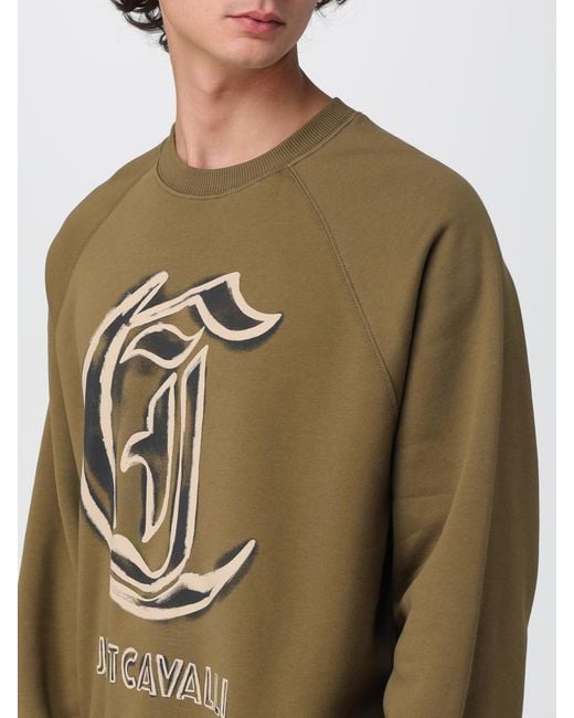 Just Cavalli Green Jumper for men