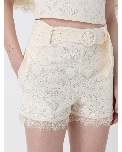 Twinset Natural Lace Shorts
