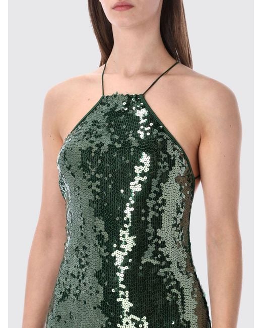 Oseree Green Sequin Dress