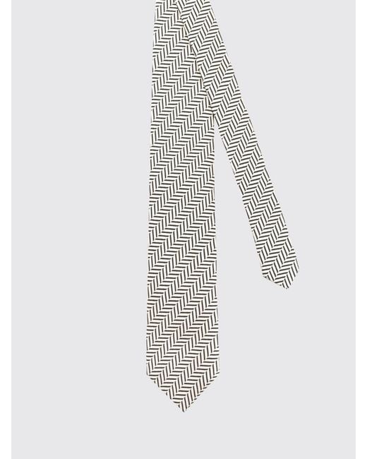 Corbata Hombre Tom Ford de hombre de color White