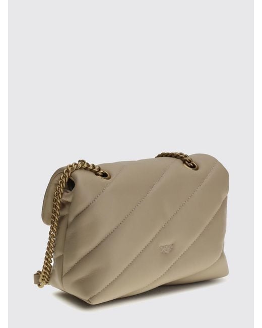 Pinko Natural Love Puff Mini Matelassé Nappa Bag