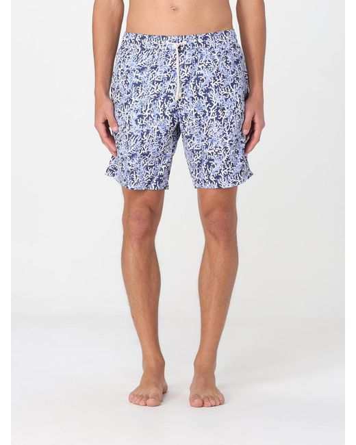 Kampos Blue Patterned Swimsuit for men