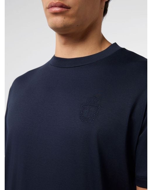 T-Shirt Basic di Billionaire in Blue da Uomo