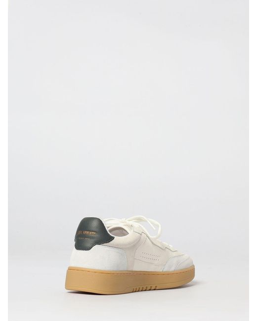 Axel Arigato White Dice Lo Leather Sneakers for men