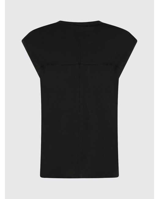 Thom Krom Black Cotton Blend Sleeveless Top