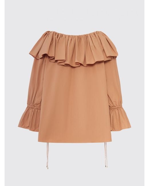 Chloé Brown ChloÉ Cotton Blouse
