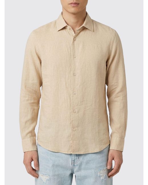 Mc2 Saint Barth Natural Linen Shirt for men