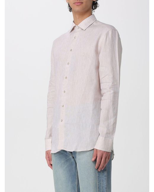 Etro Gray Linen Shirt for men