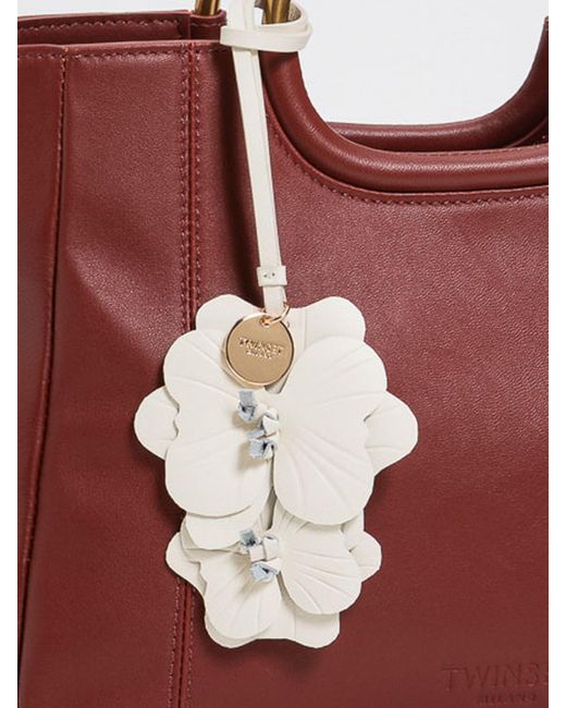 Twinset Red Leather Bag