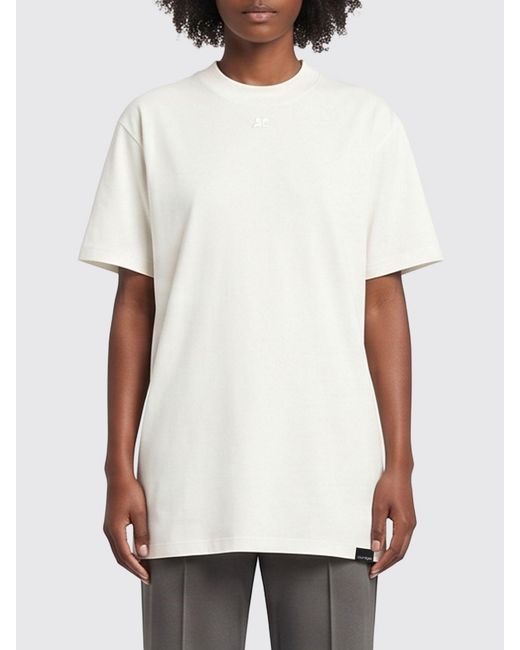 Courreges White CourrÈ Ges T-Shirt