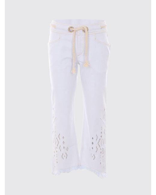 Isabel Marant White Alison Denim Jeans
