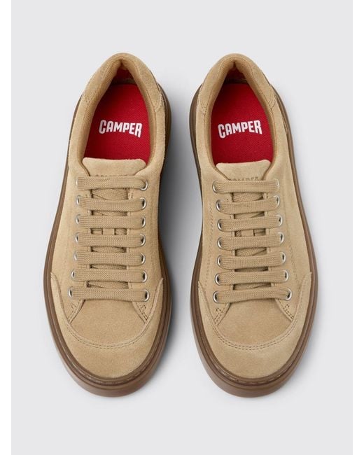 Camper Brown Runner Twentyfive Suede Sneakers