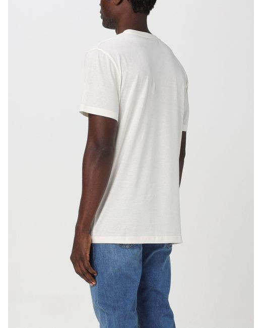 T-shirt Roberto Collina pour homme en coloris White