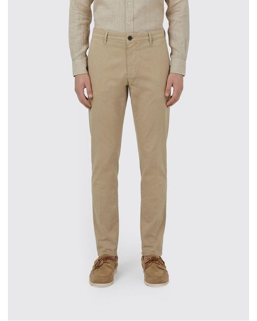 Incotex Natural Stretch Cotton Chino Trousers for men
