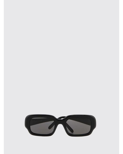 Loewe White Slim Rectangular Cat-Eye Sunglasses