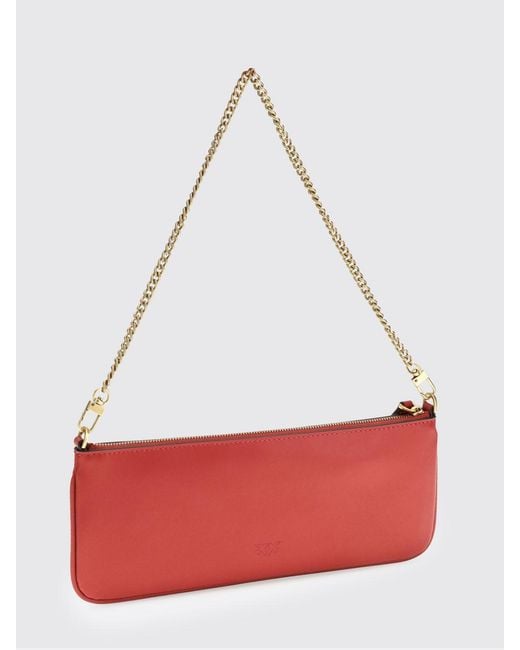 Pinko Red Shoulder Bag