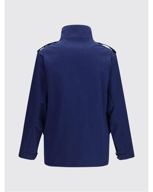 Valentino Blue Cotton Parka for men