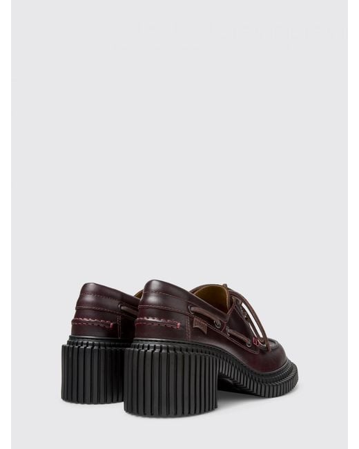 Camper White Pix London Leather Loafers