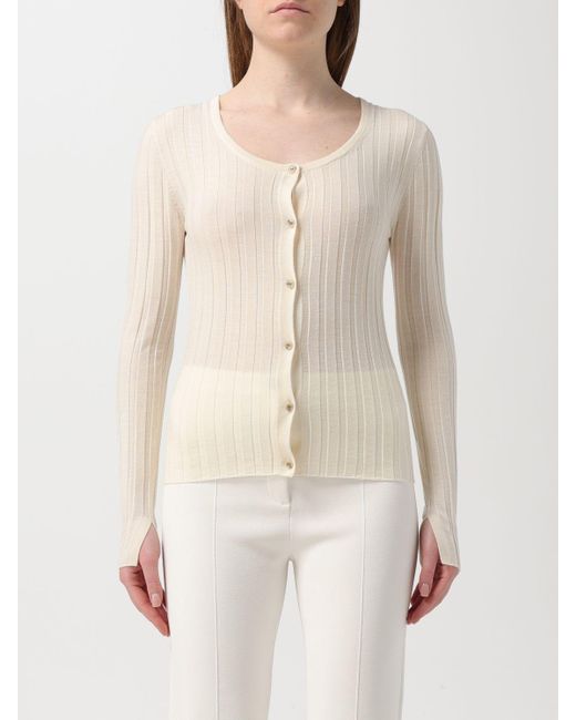 Allude Natural Cardigan
