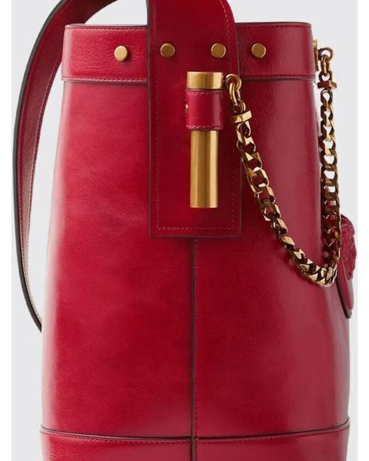 Borsa A Secchiello Pivot di Versace in Red