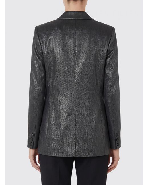 FEDERICA TOSI Gray Double Breasted Blazer