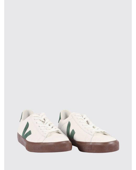 Veja White Campo O.T. Leather Sneakers for men