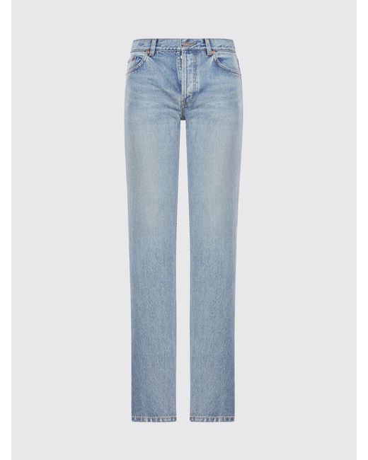 Saint Laurent Blue Straight Jeans