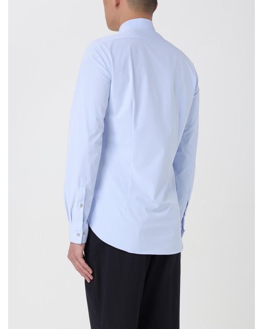 Michael Kors Blue Classic Longsleeve Dress Shirt for men