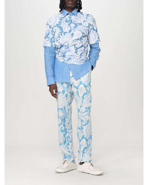 Etro Blue Shirt for men